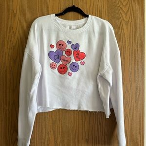 COPY - CycleBar Valentine’s Day cropped crewneck